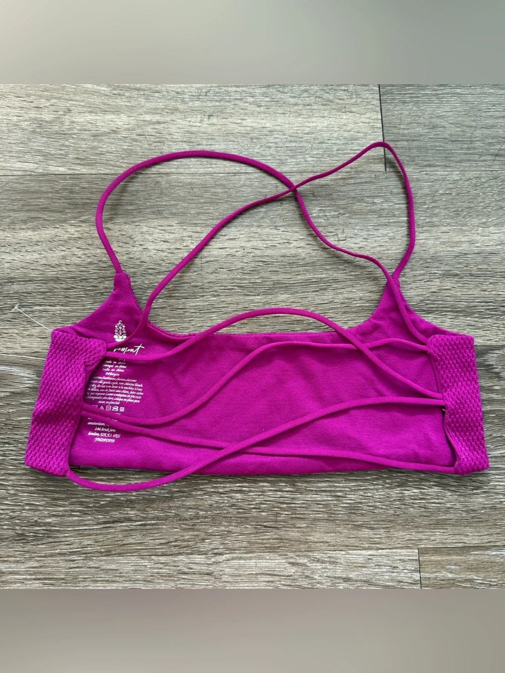 NWOT Free People Movement Shuffle Bra Blackberry
